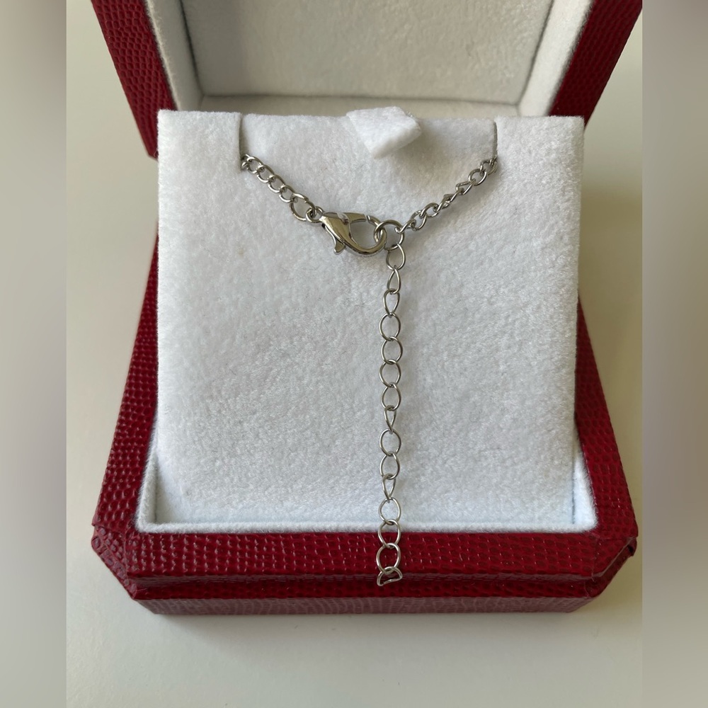 Celestial Necklace With Moon And Heart - Picture 4 of 4